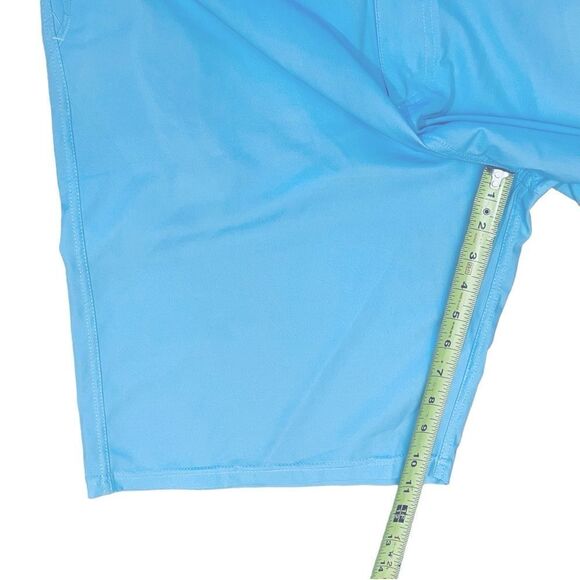 Scales Blue Performance Golf Men’s Short Flat Front Zip/Pockets Sz 40 - Picture 8 of 10